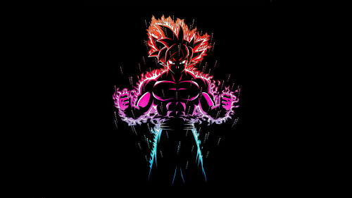 ultra instinct goku black background dragon ball z amoled 3840x2160 1817