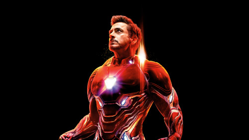 iron man avengers infinity war black background 5k 8k 7680x4320 463