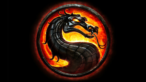 mortal kombat dragon black background 3840x2160 2007